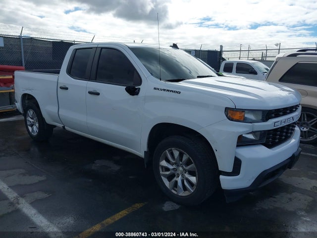 Chevrolet Silverado 1500 2wd Double Cab Standard Bed Custom 2021 1GCRWBEK5MZ308018 Image 1