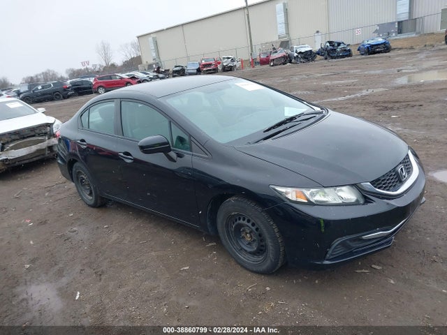 Honda Civic Lx 2014 2HGFB2F57EH537553 головне зображення
