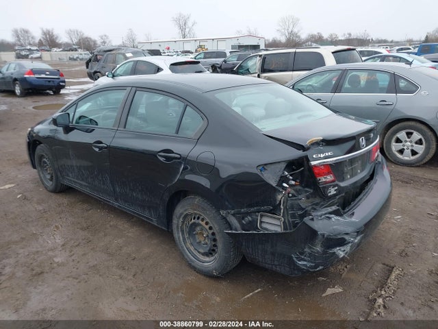 Honda Civic Lx 2014 2HGFB2F57EH537553 Image 3