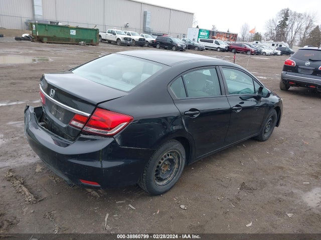 Honda Civic Lx 2014 2HGFB2F57EH537553 Image 4