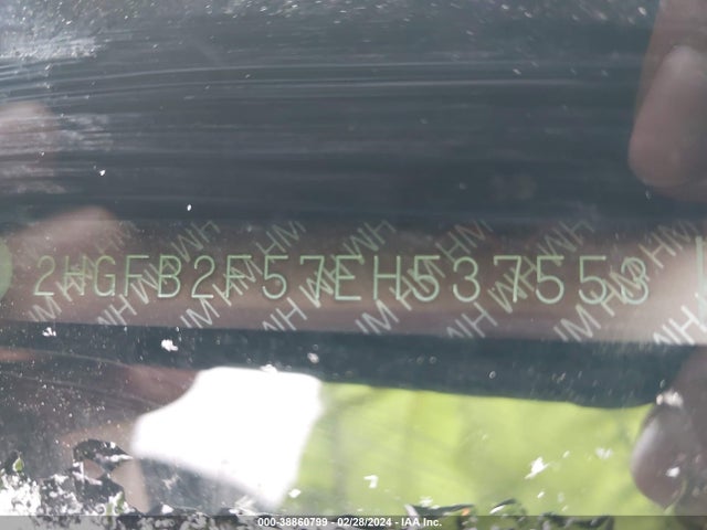 Honda Civic Lx 2014 2HGFB2F57EH537553 Image 9