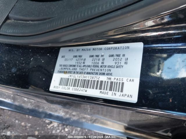 2017 MAZDA MAZDA6 JM1GL1V53H1138752 Photo 8