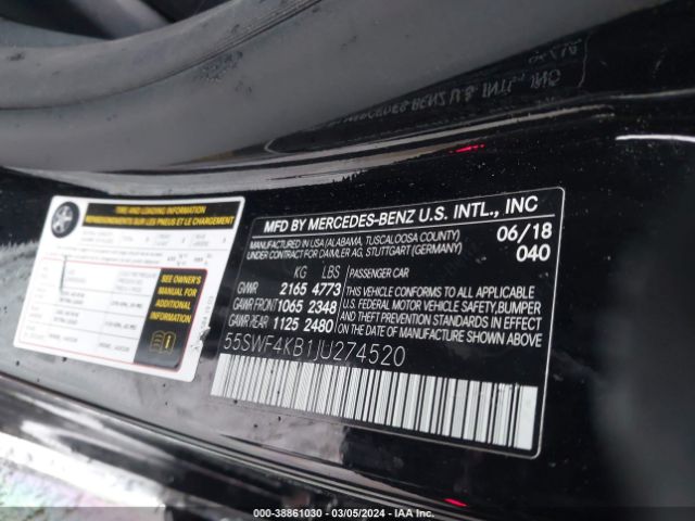 2018 MERCEDES-BENZ C 300 55SWF4KB1JU274520 Photo 8