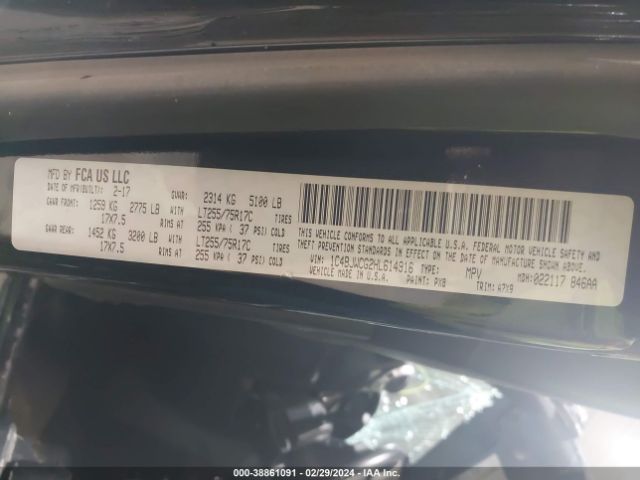 1C4BJWCG2HL614916 Jeep Wrangler Rubicon 4x4