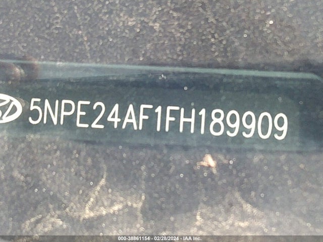 Hyundai SONATA SE 2015 5NPE24AF1FH189909 Image 9