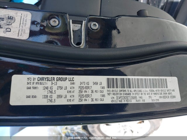 Dodge Journey Sxt 2014 3C4PDCBG5ET126895 Image 9