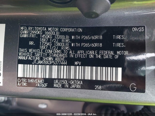 Lexus 460 Premium 2023 JTJAM7BX3P5377444 Image 9