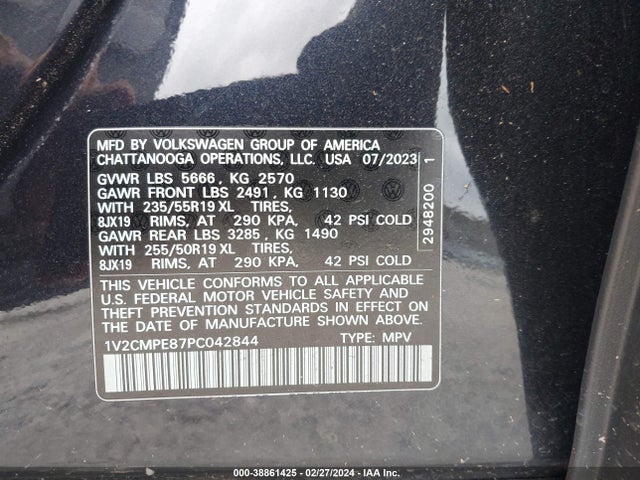 Volkswagen ID.4 PRO 2023 1V2CMPE87PC042844 Image 9
