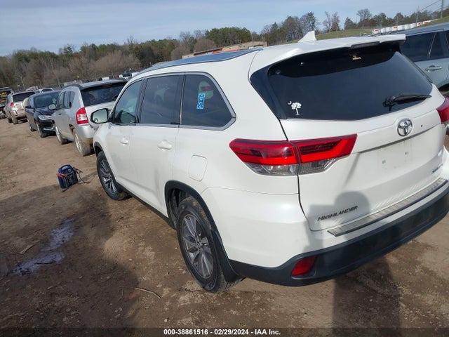 Toyota Highlander Xle 2019 5TDJZRFH0KS601355 Image 3