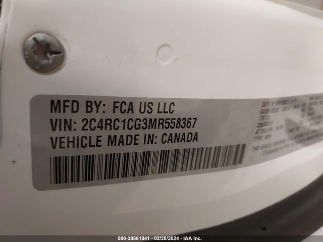 2C4RC1CG3MR558367 Chrysler Voyager Lx