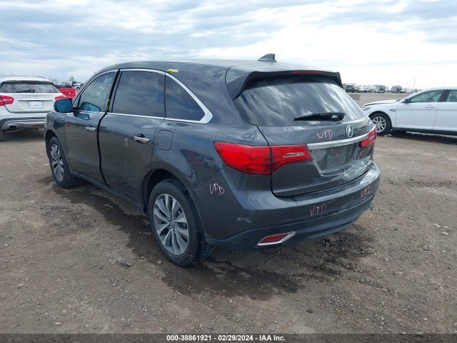 Acura Mdx Technology Package 2014 5FRYD4H40EB022089 Image 3