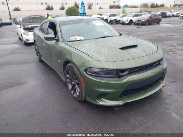 38861966 :رقم المزاد ، 2C3CDXGJ2NH220532 vin ، 2022 Dodge Charger Scat Pack مزاد بيع