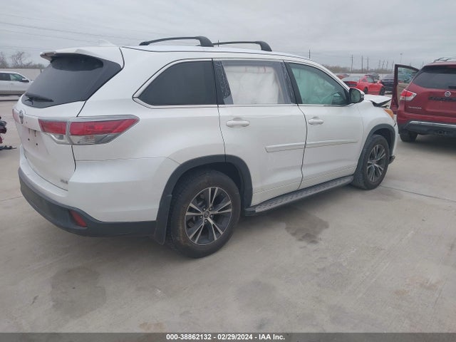 Toyota Highlander Xle V6 2016 5TDKKRFH6GS140887 Image 4