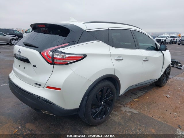 Nissan MURANO SL 2018 5N1AZ2MG1JN144783 Image 4