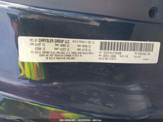 2013 FIAT 500 3C3CFFHH1DT543296 Photo 8