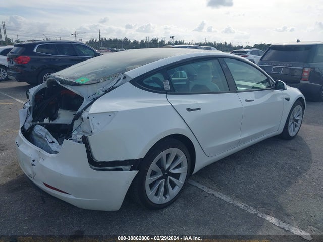 Tesla Model 3 Long Range Dual Motor All-wheel Drive 2022 5YJ3E1EB8NF234202 Image 4