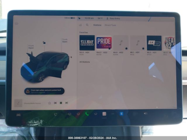 7SAYGAEE8NF410095 Tesla Model Y Long Range Dual Motor All-wheel Drive