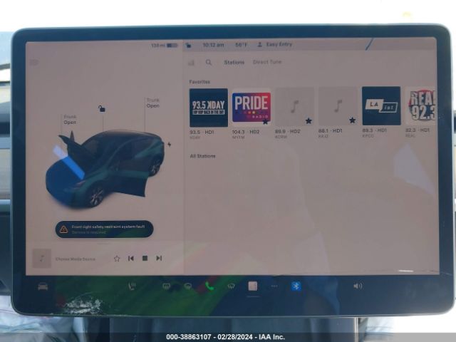 7SAYGAEE8NF410095 Tesla Model Y Long Range Dual Motor All-wheel Drive