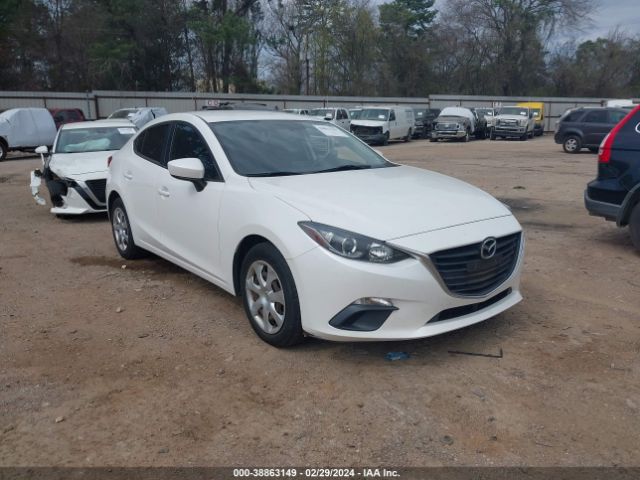 Auction sale of the 2016 Mazda Mazda3 I Sport, vin: 3MZBM1T70GM322122, lot number: 38863149