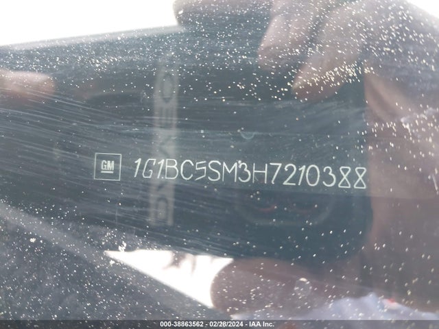 1G1BC5SM3H7210388 Chevrolet Cruze Ls Auto