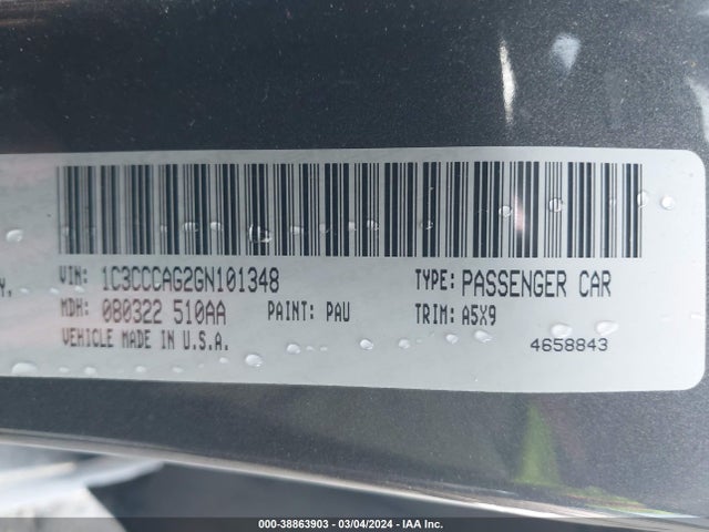 1C3CCCAG2GN101348 Chrysler 200 Limited