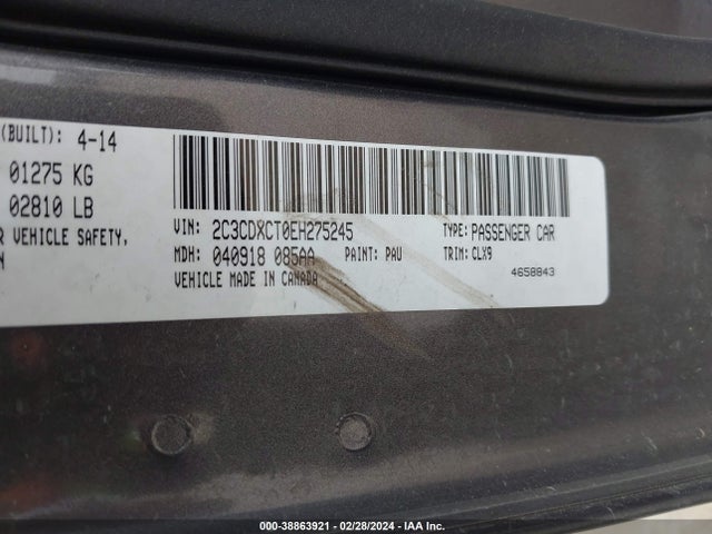 Dodge Charger R/t Max 2014 2C3CDXCT0EH275245 Image 9
