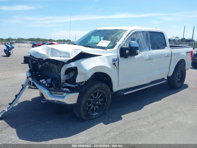 Ford F-150 Lariat 2021 1FTFW1E85MKD96434 Image 2