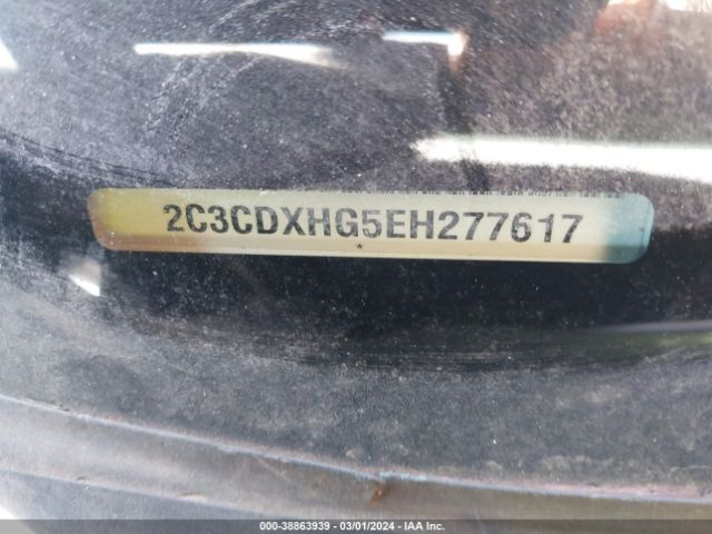 2C3CDXHG5EH277617 Dodge Charger Sxt 100th Anniversary
