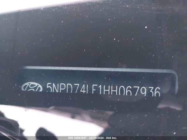 Hyundai ELANTRA SE 2017 5NPD74LF1HH067936 Image 9