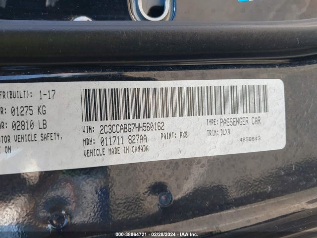 Chrysler 300 300s 2017 2C3CCABG7HH560162 Image 9