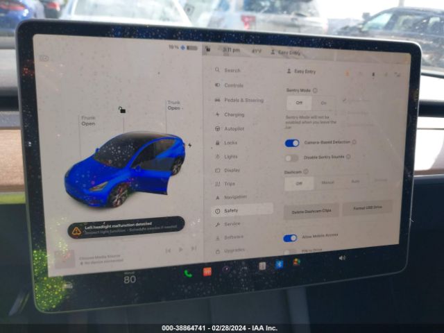7SAYGDEE7PF809598 Tesla Model Y Awd/long Range Dual Motor All-wheel Drive