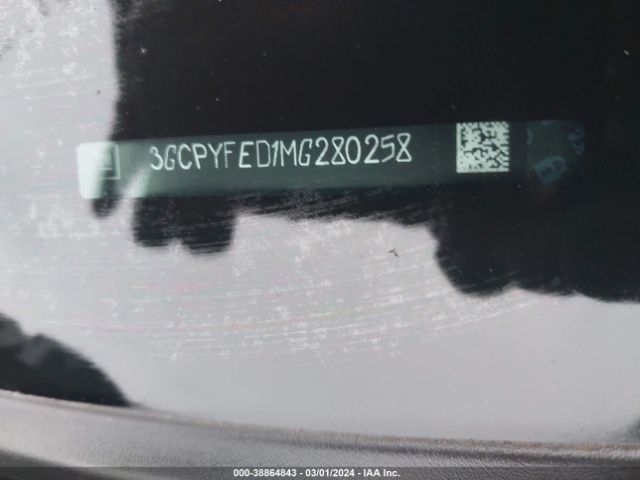 3GCPYFED1MG280258 Chevrolet Silverado 1500 4wd  Short Bed Lt Trail Boss