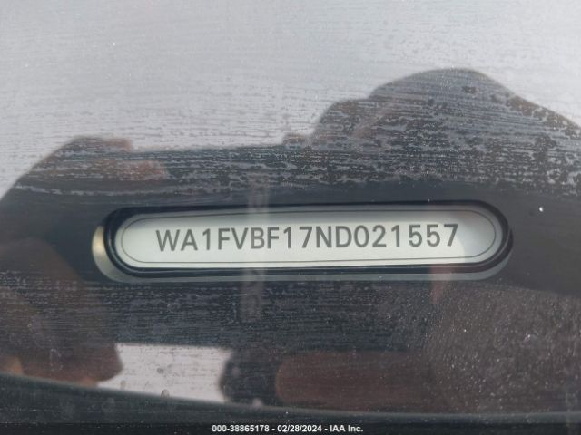 WA1FVBF17ND021557 Audi Q8 Prestige 55 Tfsi Quattro Tiptronic