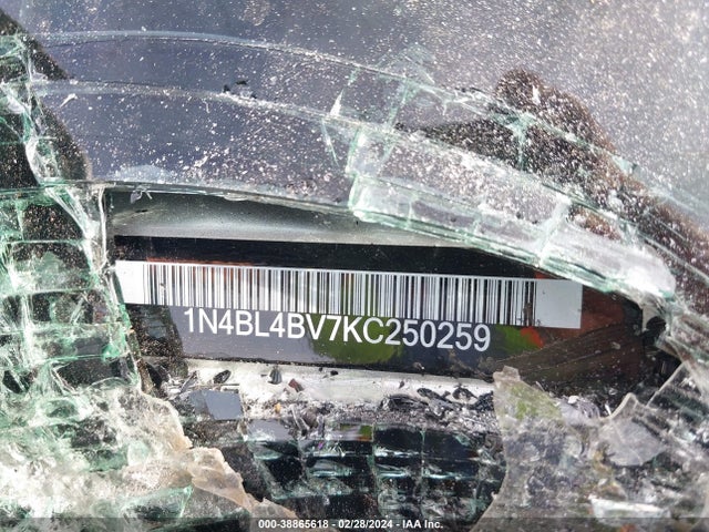Nissan Altima 2.5 S 2019 1N4BL4BV7KC250259 Image 9