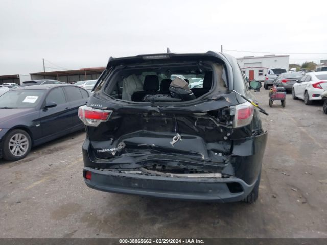 5TDZKRFH6FS098119 Toyota Highlander Le Plus V6