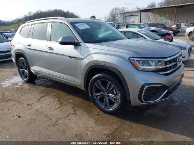 Auction sale of the 2022 Volkswagen Atlas 3.6l V6 Sel R-line, vin: 1V2AR2CAXNC519958, lot number: 38865681