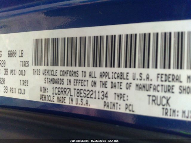 1C6RR7LT8ES221134 RAM 1500 Big Horn