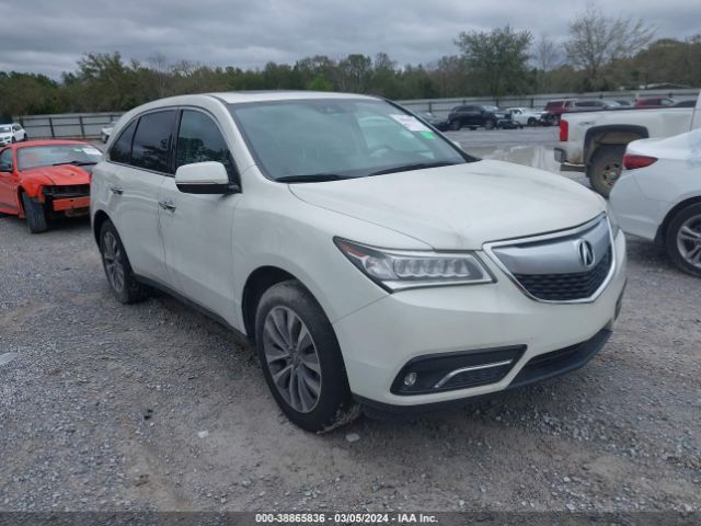 Auction sale of the 2016 Acura Mdx Technology   Acurawatch Plus Packages/technology Package, vin: 5FRYD3H48GB020605, lot number: 38865836