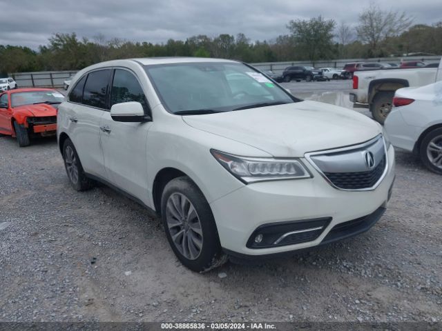 Продаж на аукціоні авто 2016 Acura Mdx Technology   Acurawatch Plus Packages/technology Package, vin: 5FRYD3H48GB020605, номер лоту: 38865836