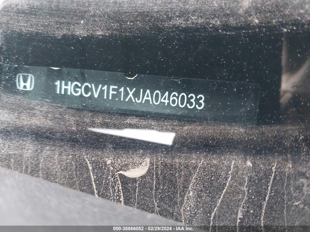 Honda ACCORD LX 2018 1HGCV1F1XJA046033 Image 9