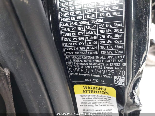 2021 JAGUAR E-PACE SADFK2FX4M1025170 Photo 8