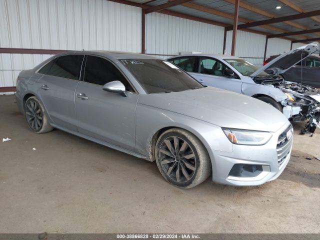 Auction sale of the 2021 Audi A4 Premium 40 Tfsi Quattro S Tronic, vin: WAUABBF41MA086968, lot number: 38866828