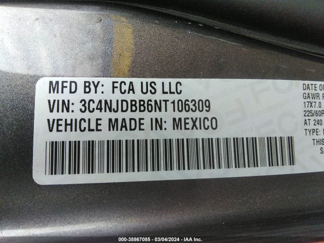 Jeep Compass Latitude 4x4 2022 3C4NJDBB6NT106309 Image 9
