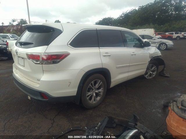 Toyota Highlander Le Plus V6/le V6 2014 5TDZKRFH4ES008965 Image 4