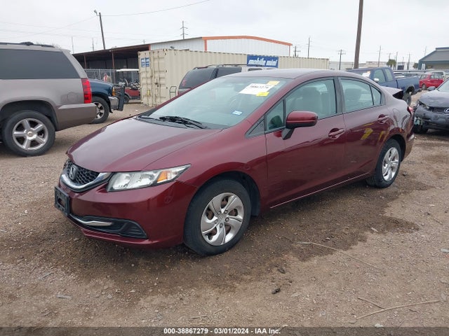 Honda Civic Lx 2014 19XFB2F54EE020107 Image 2