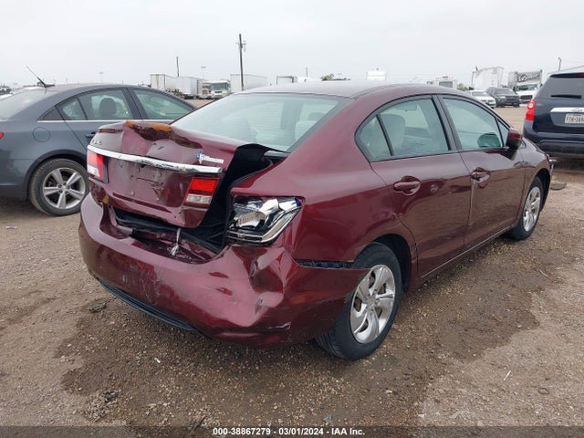 Honda Civic Lx 2014 19XFB2F54EE020107 Image 4