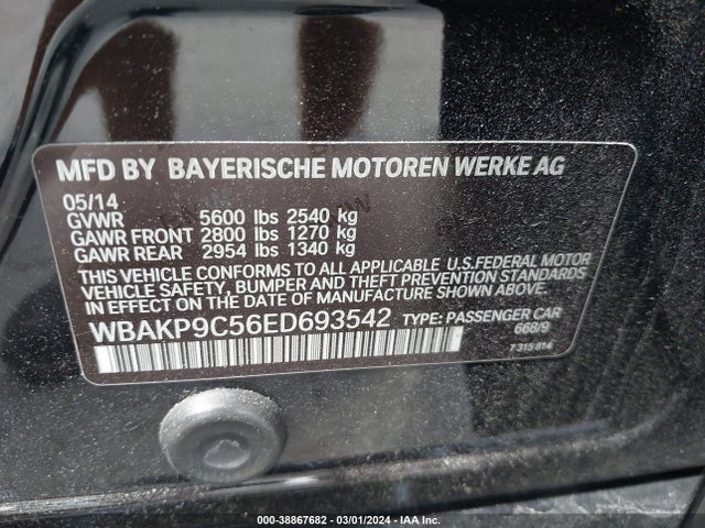 WBAKP9C56ED693542 BMW 550i Xdrive