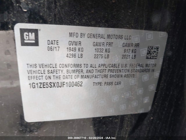 Chevrolet Malibu Premier 2018 1G1ZE5SX0JF100462 Image 9