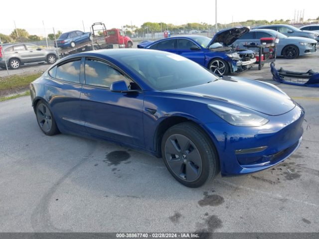 38867740 :رقم المزاد ، 5YJ3E1EAXPF584960 vin ، 2023 Tesla Model 3 Rear-wheel Drive مزاد بيع