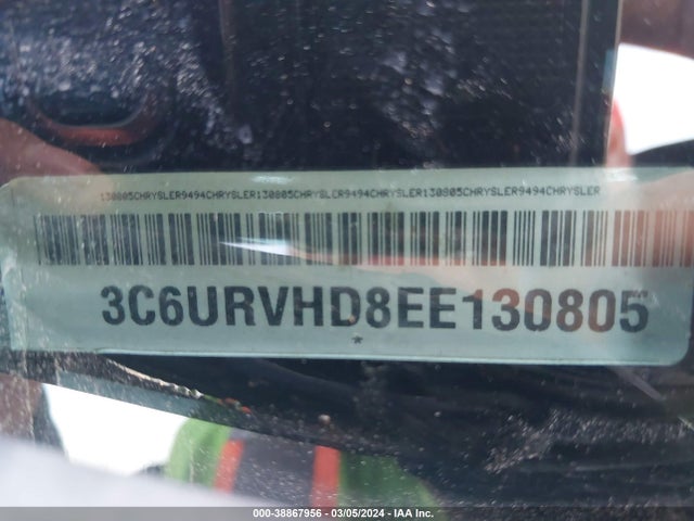 RAM Promaster 3500 High Roof 2014 3C6URVHD8EE130805 Image 9